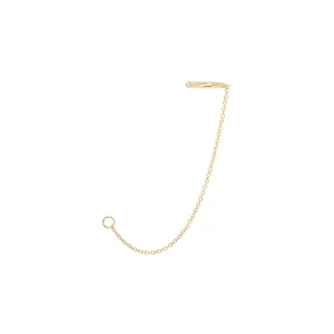 14k Chain Ear Cuff Charm