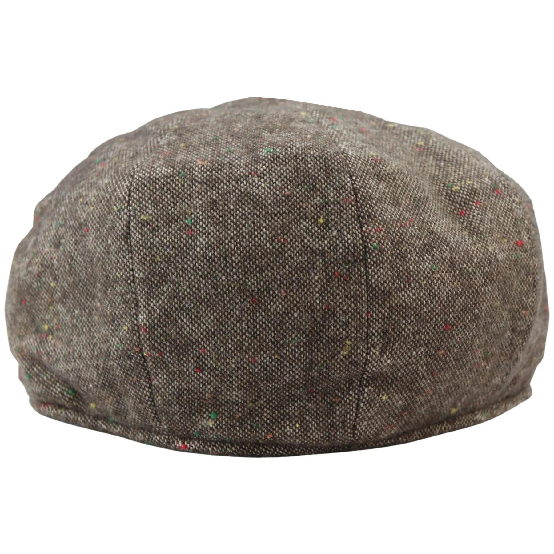 8 Panel Baker Boy Cap Shelby Hat Wool VIntage Tweed Classic Brown Grey Razor