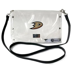 Anaheim Ducks Clear Envelope Purse