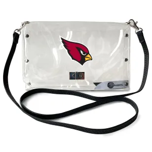 Arizona Cardinals Clear Envelope Purse