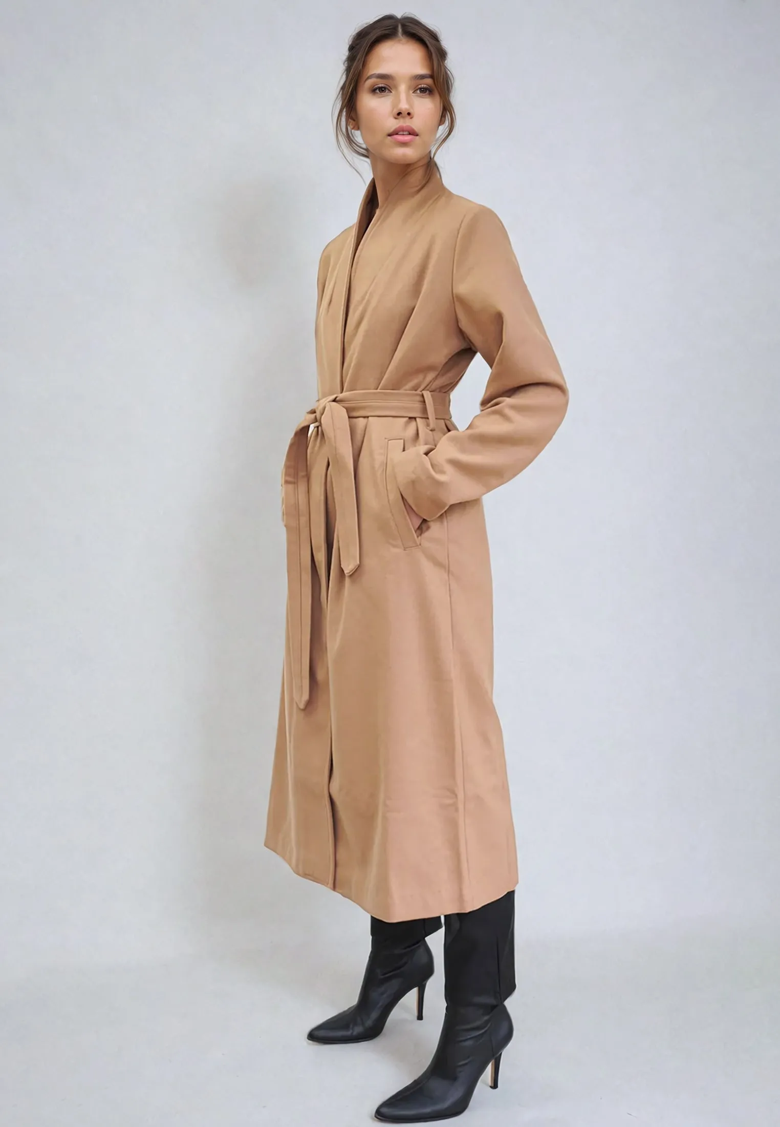 ASPIRATION COAT CAMEL