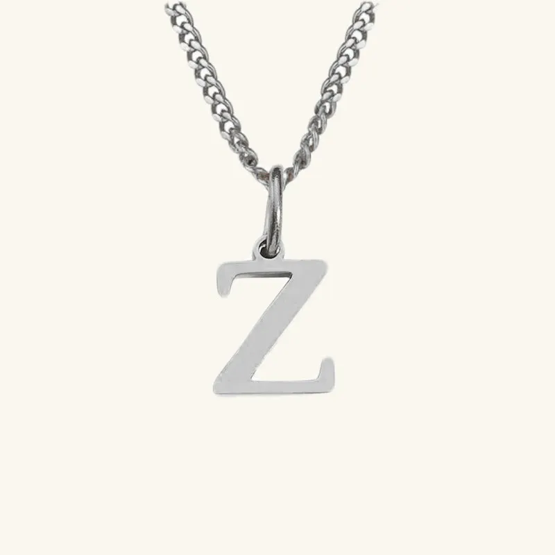 Azalea Single Letter Necklace