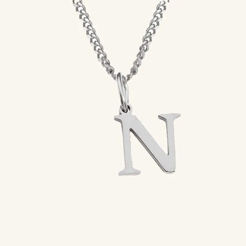 Azalea Single Letter Necklace