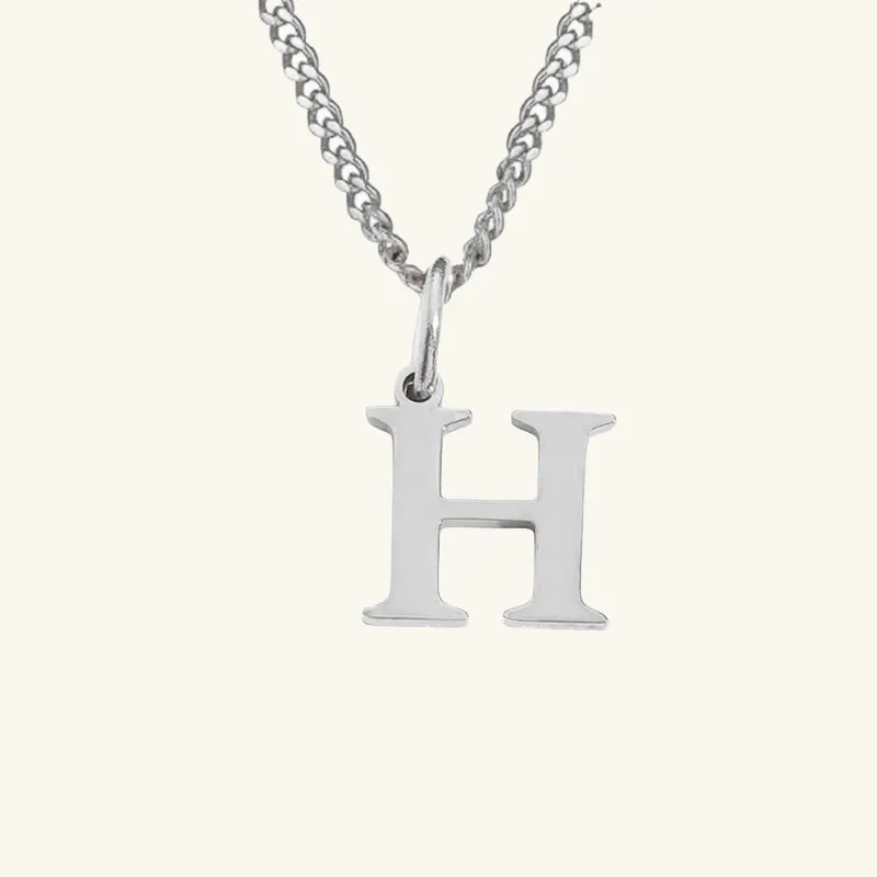 Azalea Single Letter Necklace