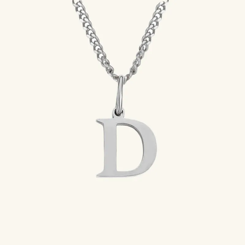 Azalea Single Letter Necklace