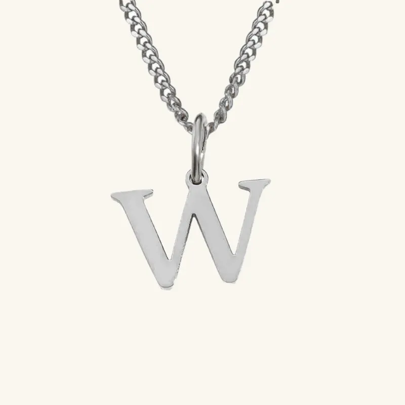 Azalea Single Letter Necklace