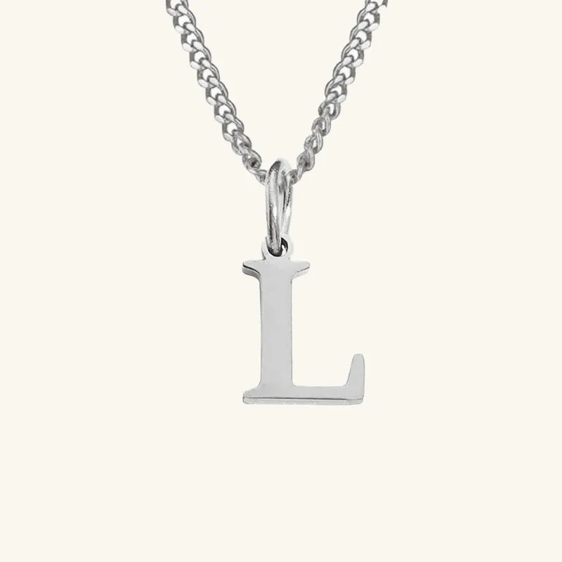 Azalea Single Letter Necklace