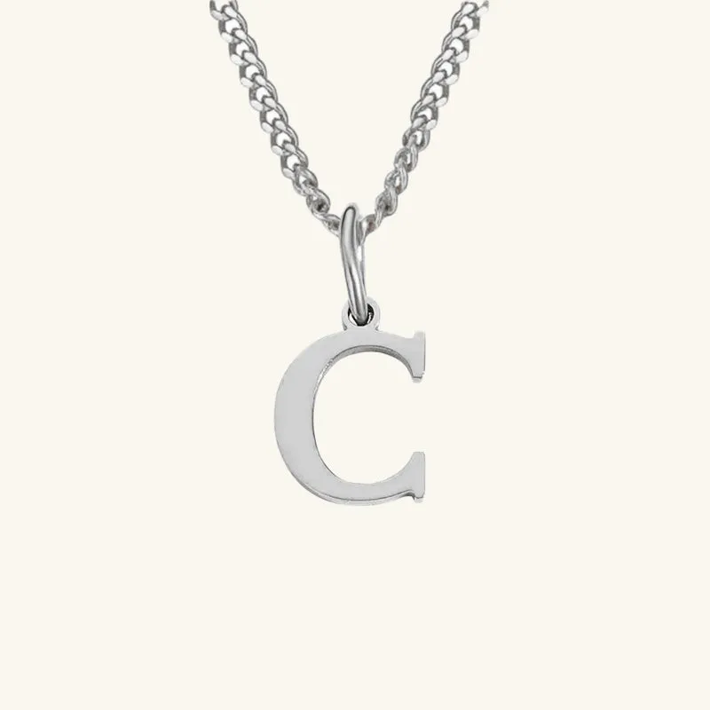 Azalea Single Letter Necklace