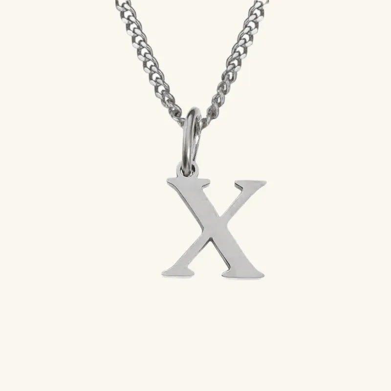 Azalea Single Letter Necklace