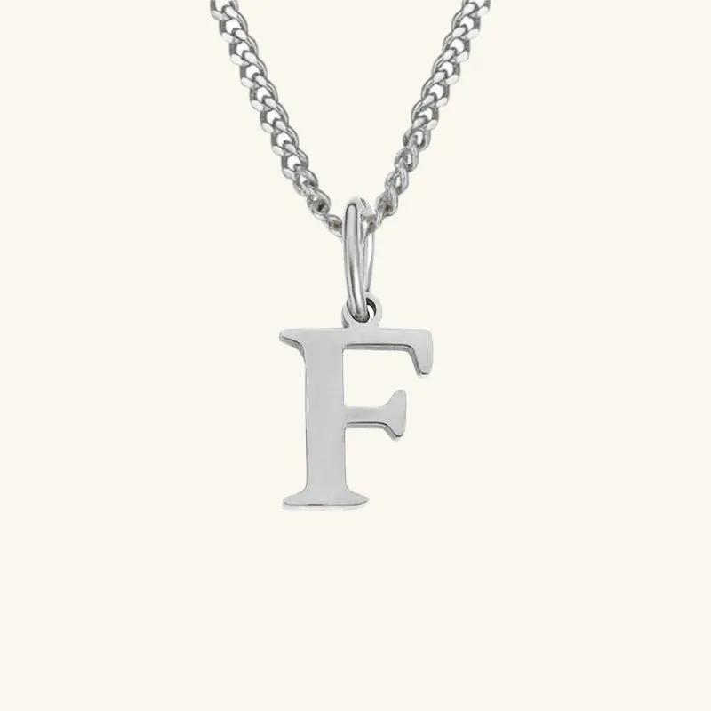 Azalea Single Letter Necklace