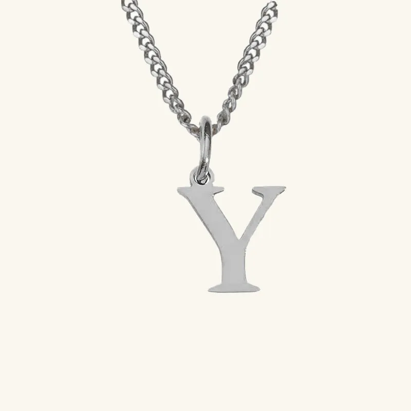 Azalea Single Letter Necklace