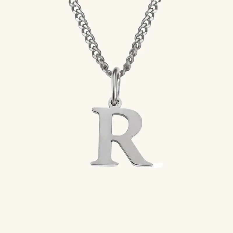 Azalea Single Letter Necklace