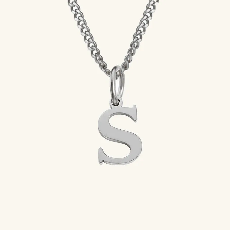 Azalea Single Letter Necklace