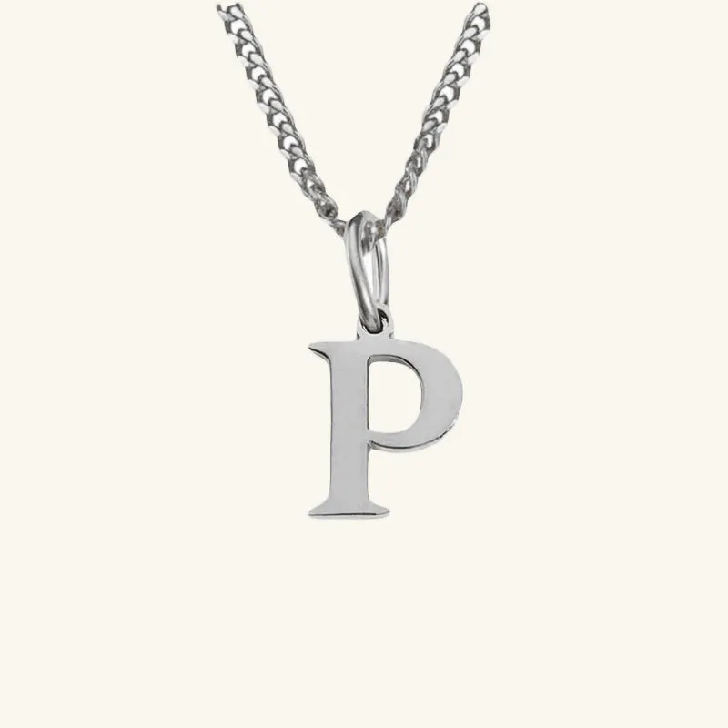 Azalea Single Letter Necklace