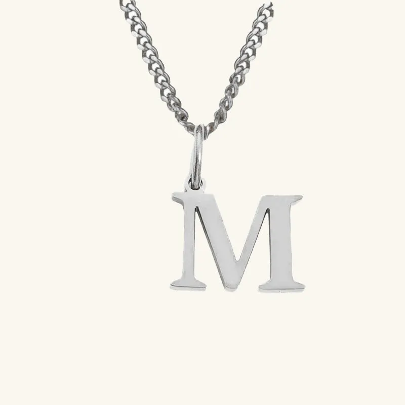 Azalea Single Letter Necklace