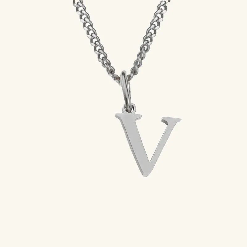 Azalea Single Letter Necklace