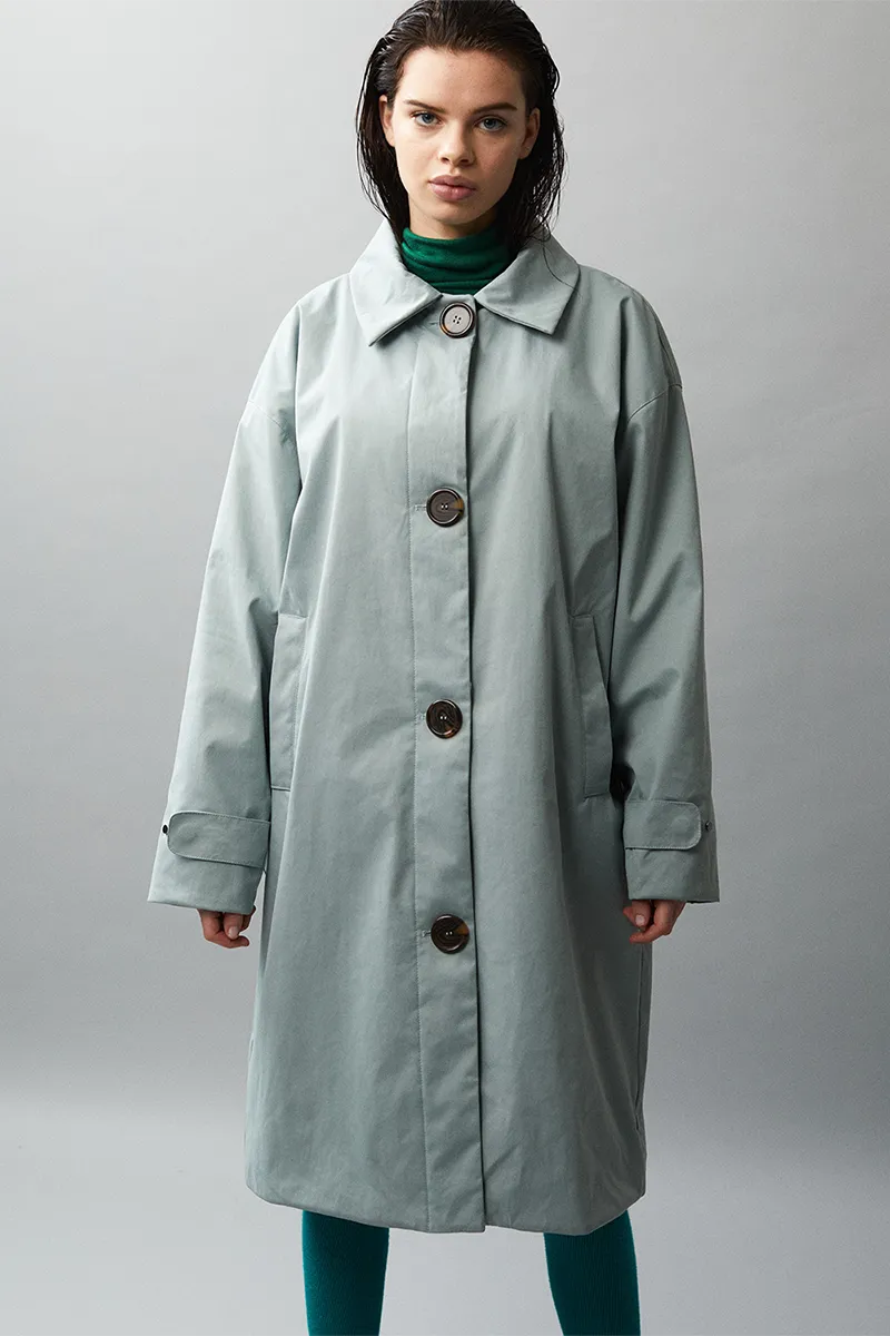 BB OVERCOAT SUPER DOBBEY AW22 SAGE