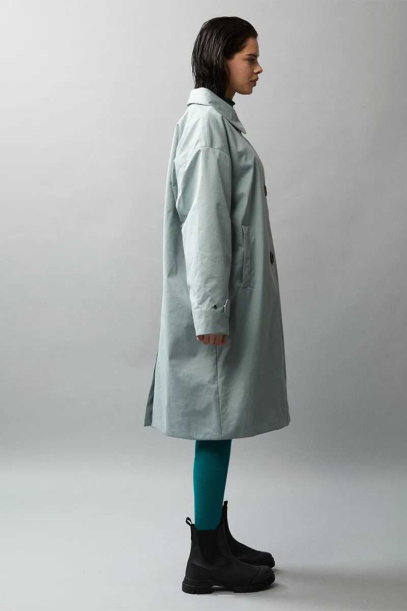 BB OVERCOAT SUPER DOBBEY AW22 SAGE