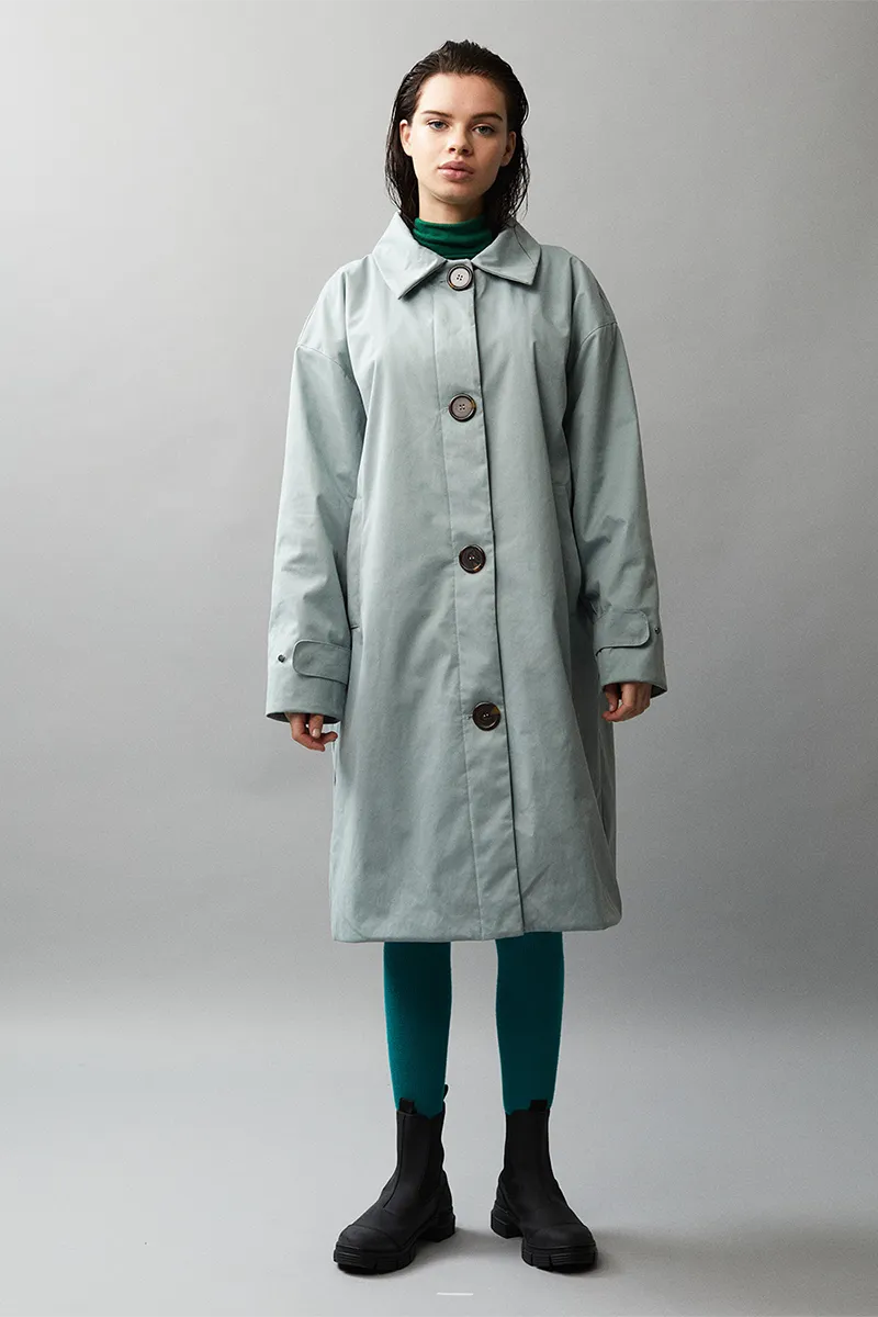 BB OVERCOAT SUPER DOBBEY AW22 SAGE