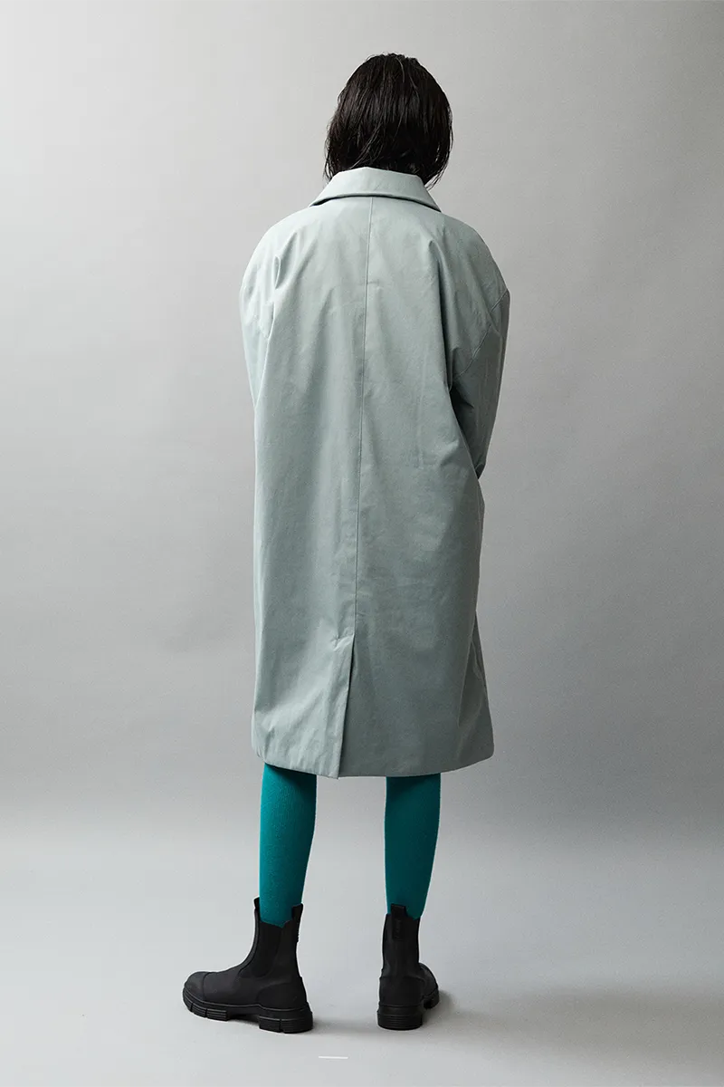 BB OVERCOAT SUPER DOBBEY AW22 SAGE