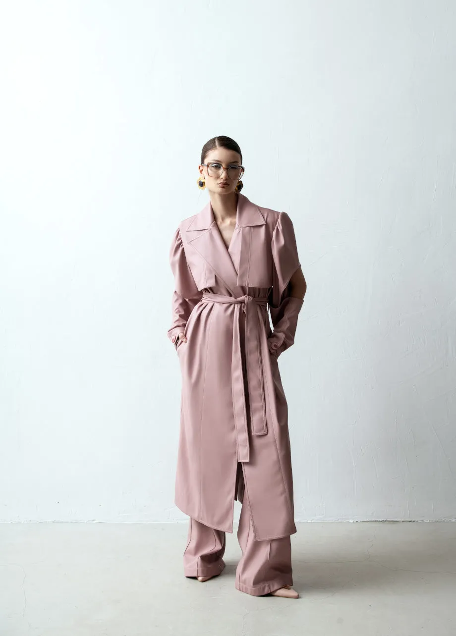 BLUSH LONG TRENCH