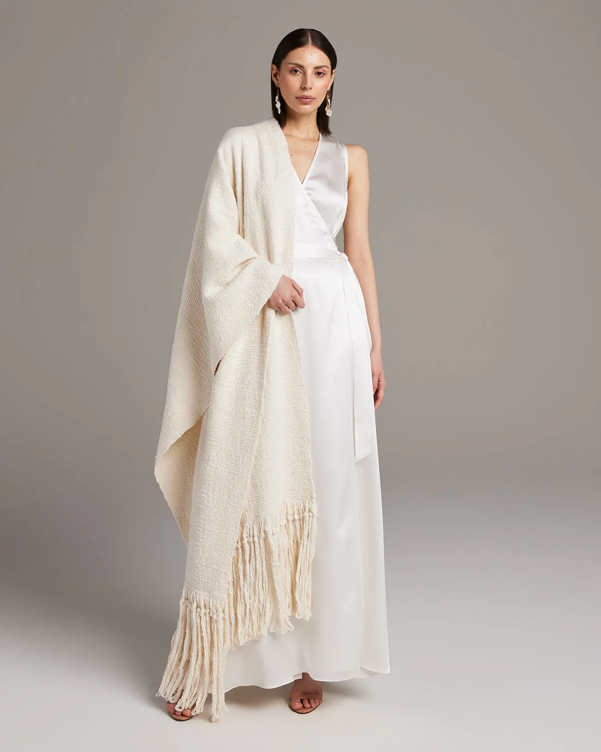 Bridal Frontward Wrap Dress