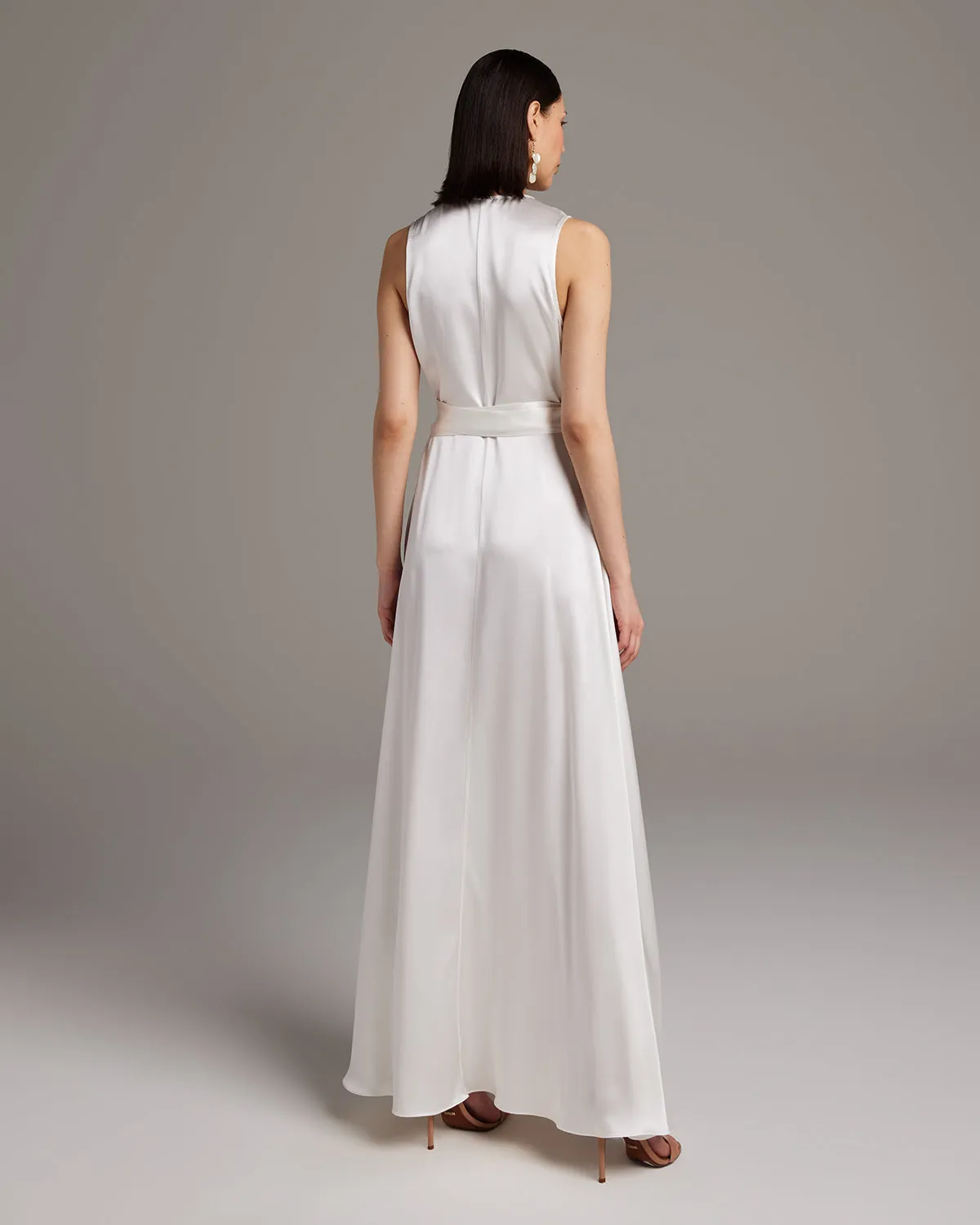 Bridal Frontward Wrap Dress