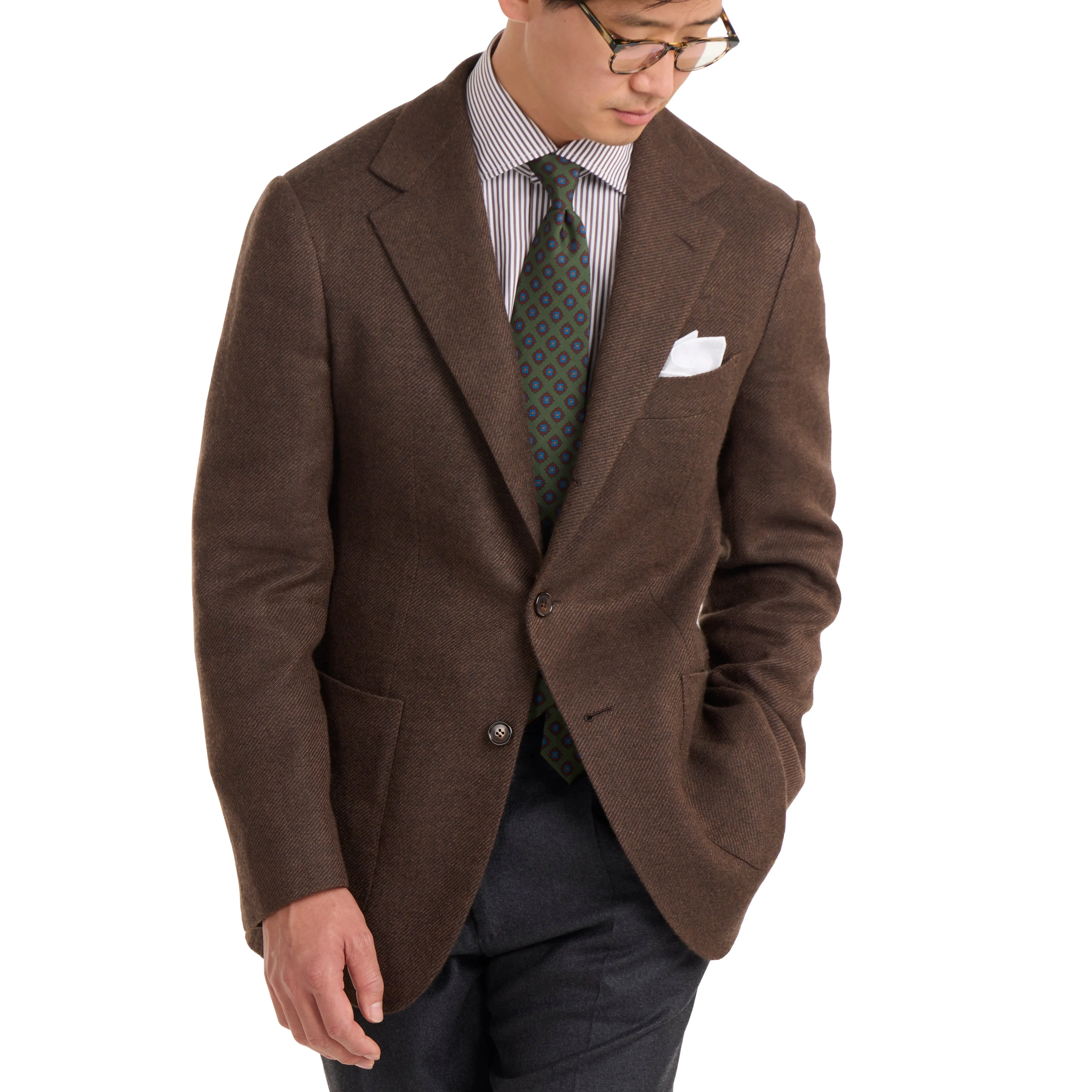 Cashmere/Linen/Silk Twill Model 103 Sport Coat