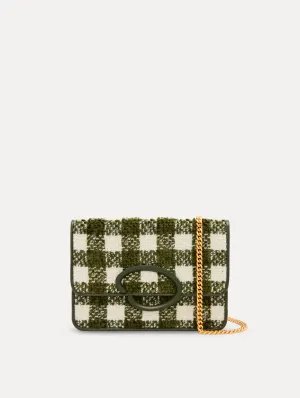 Chenille Check Tweed O Pochette