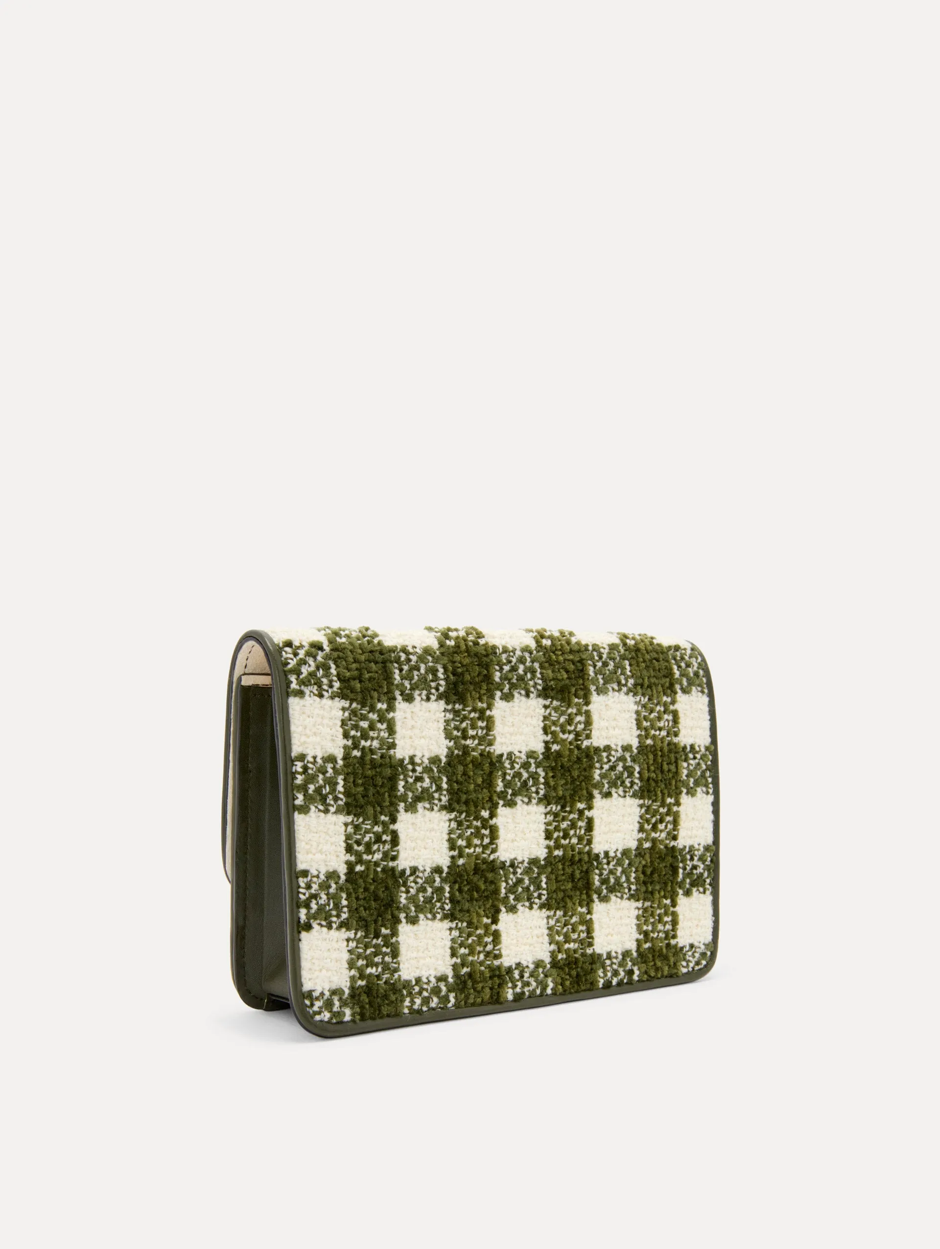 Chenille Check Tweed O Pochette