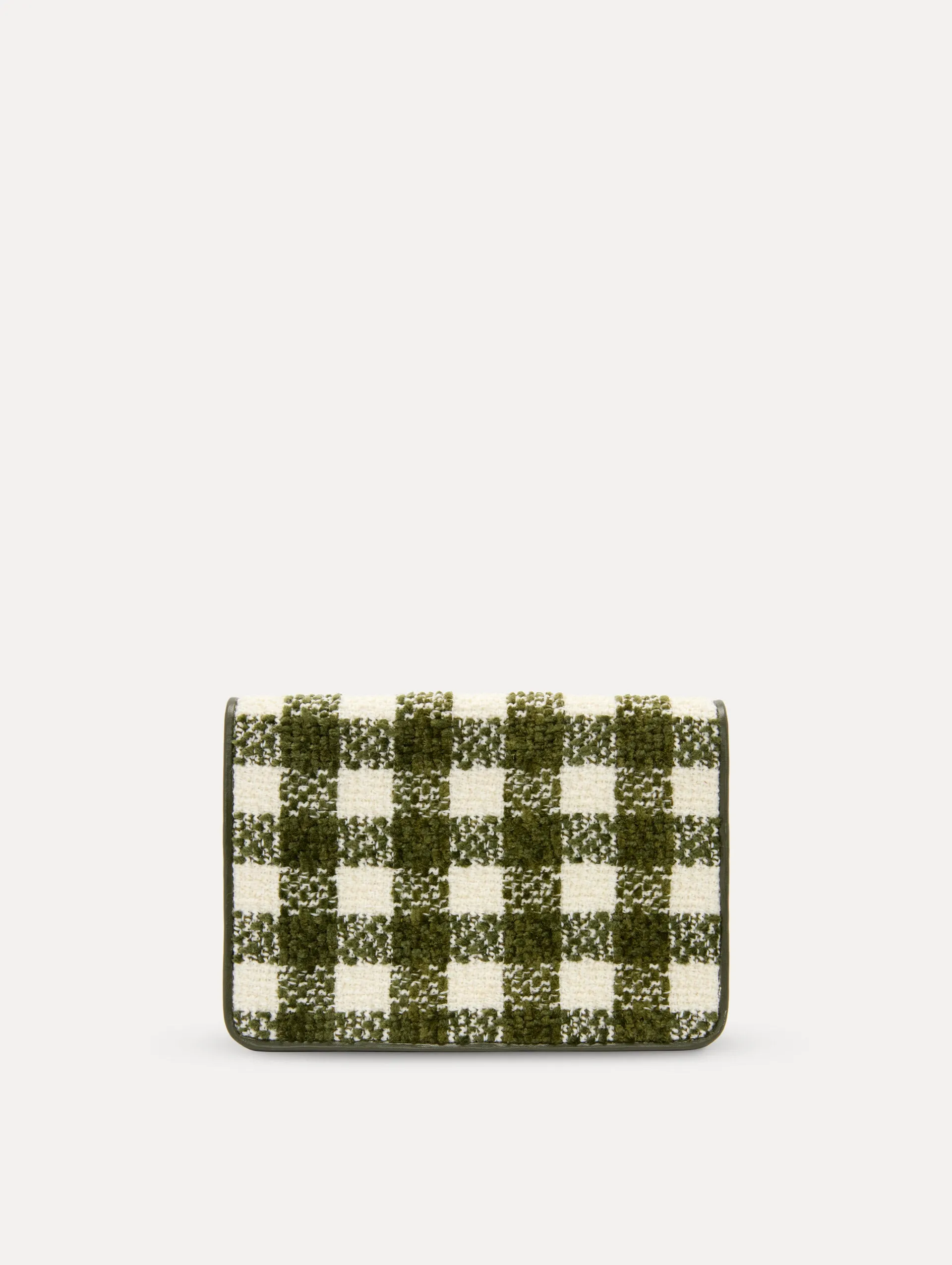 Chenille Check Tweed O Pochette