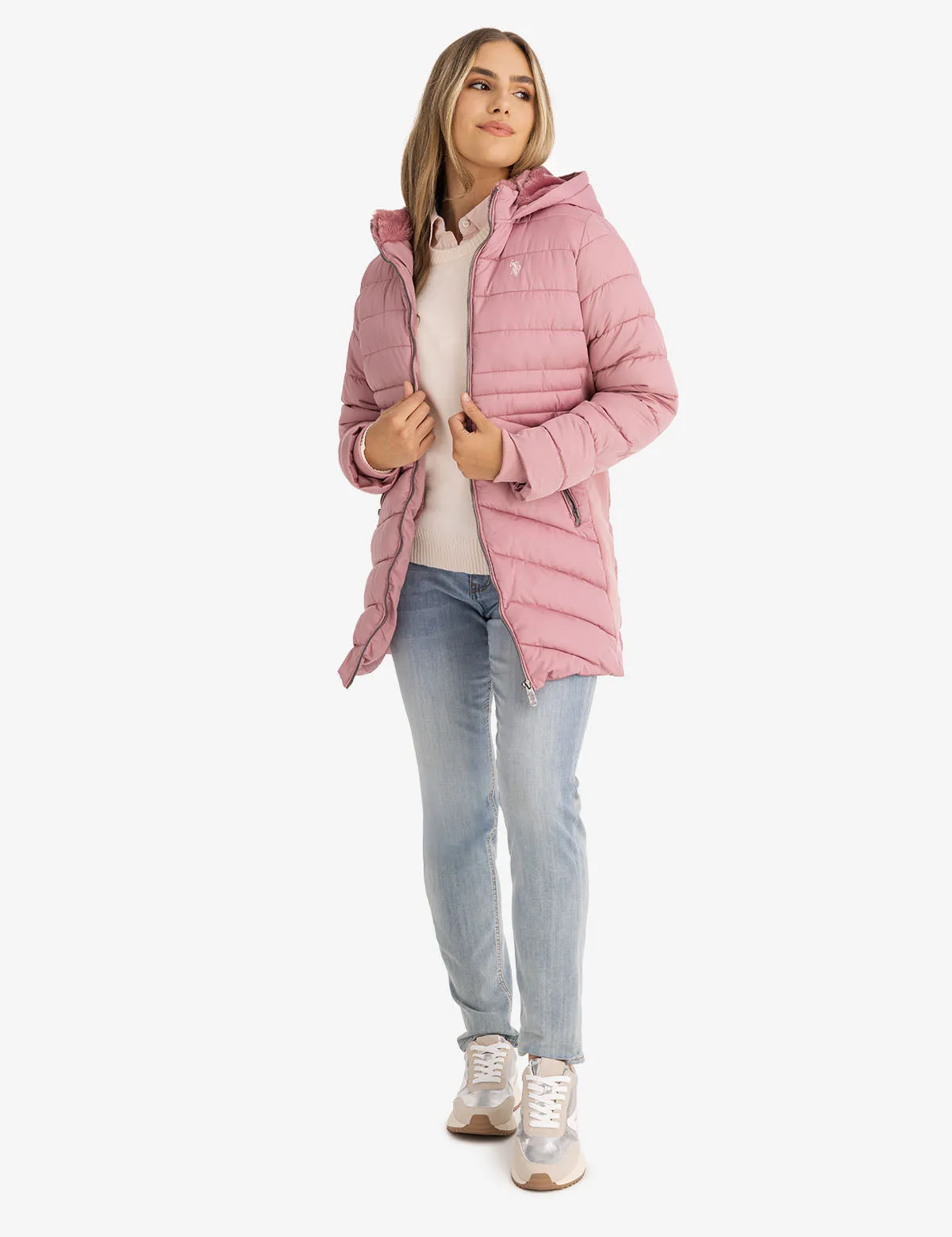 COZY HOODED PUFFER COAT