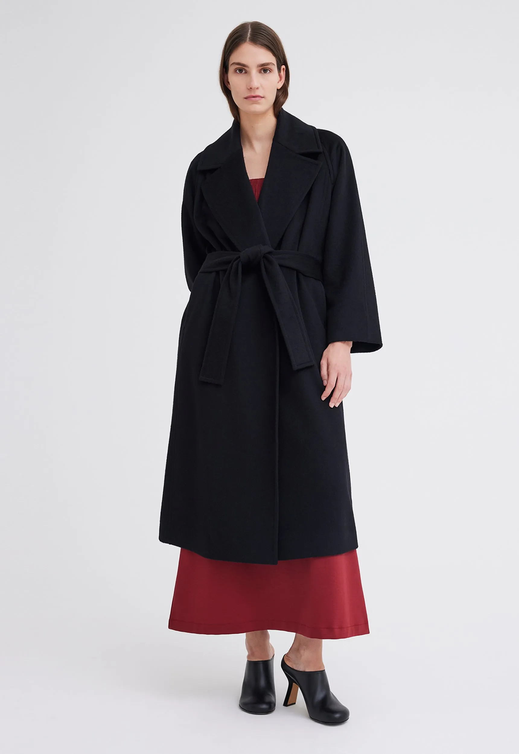 Elite Cashmere Coat - Black