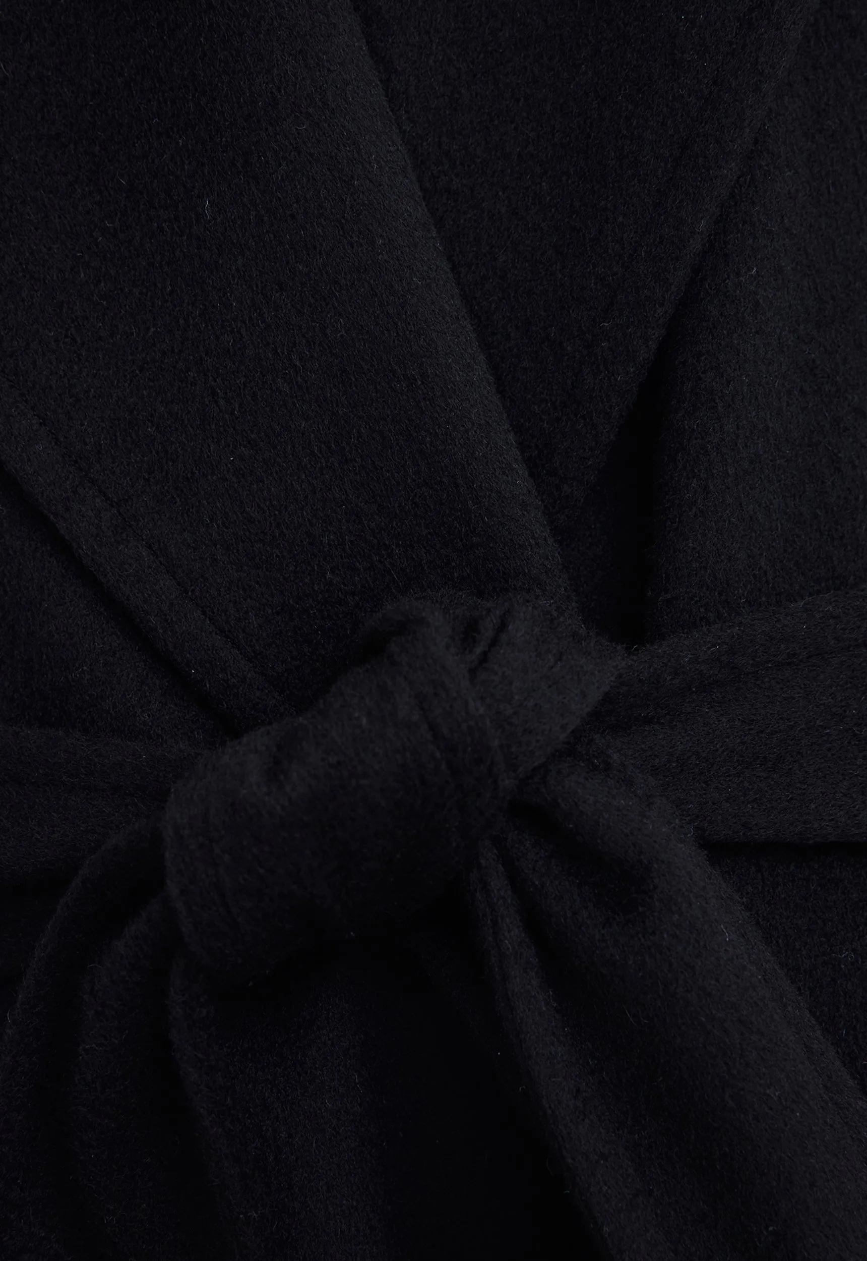 Elite Cashmere Coat - Black