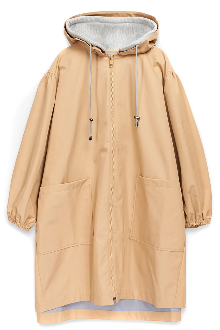 Essentiel Antwerp Broke Raincoat - Sand