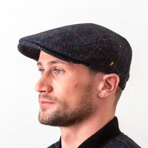 Flat Cap, Dubliner Navy Check