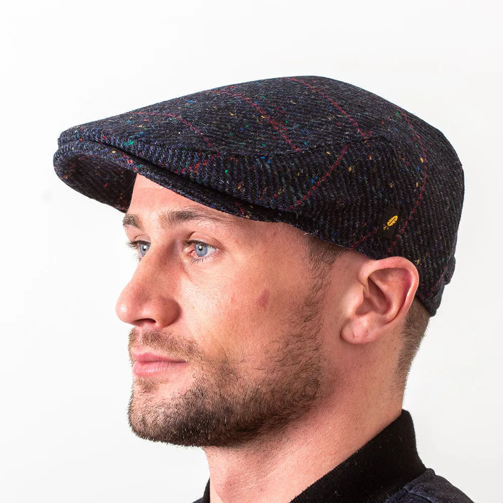 Flat Cap, Dubliner Navy Check