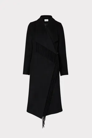 Fringe Wool Coat