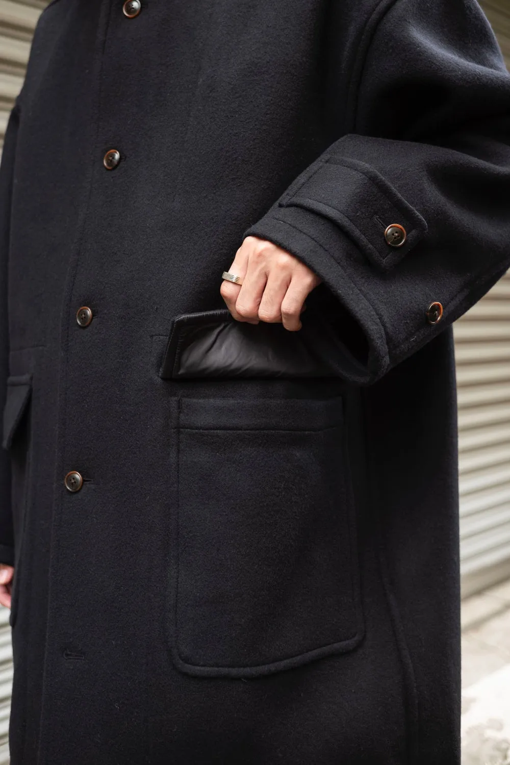 HOODED DUFFLE COAT