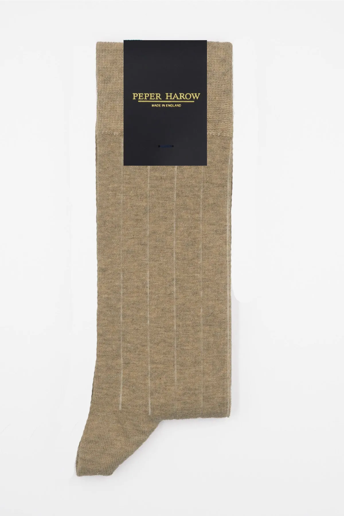 Indulgent Cashmere Men's Socks - Beige