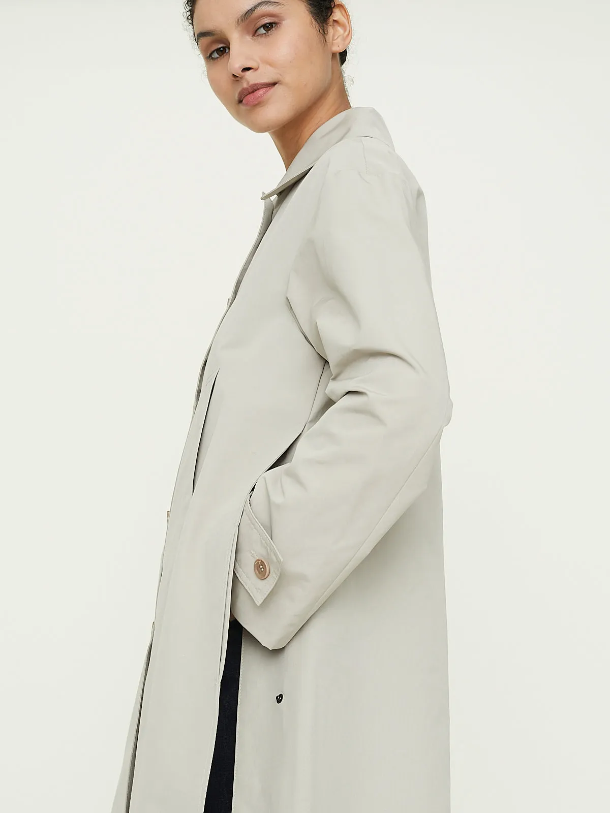 Kristel Trench Coat in Sand