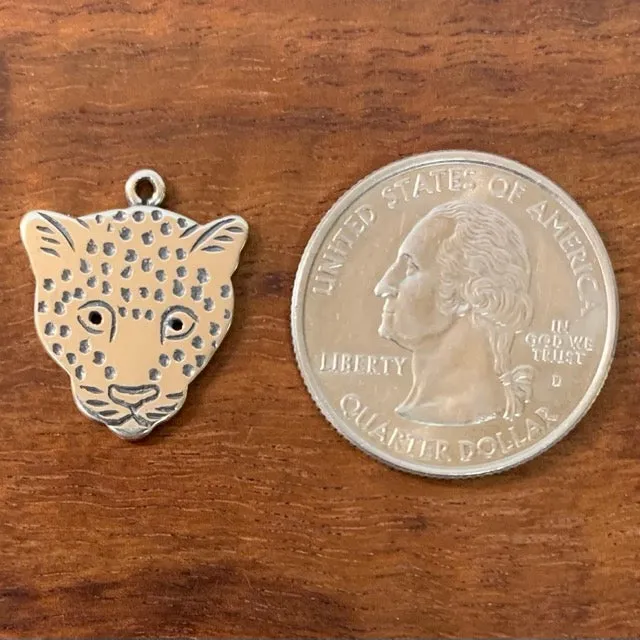 Leopard Face Charm