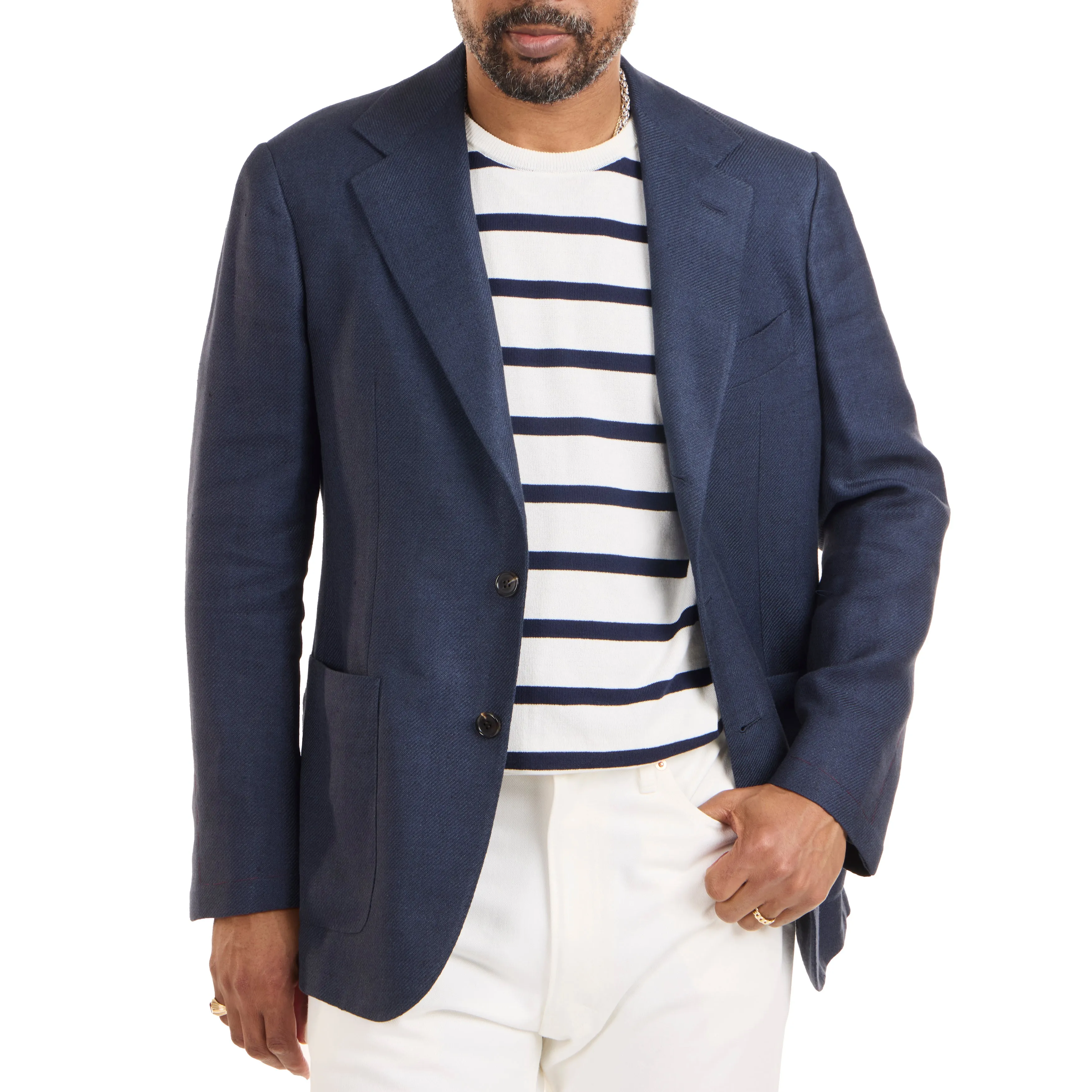 Linen/Silk/Cotton Twill Model 103 Sport Coat