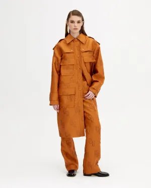 Logo Trench Coat