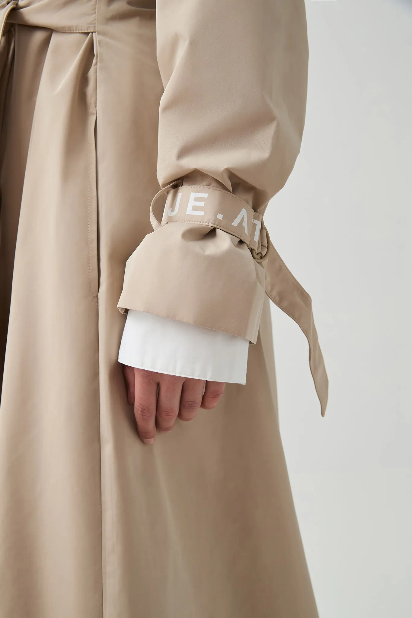 Longline Wrap Trench Coat 705