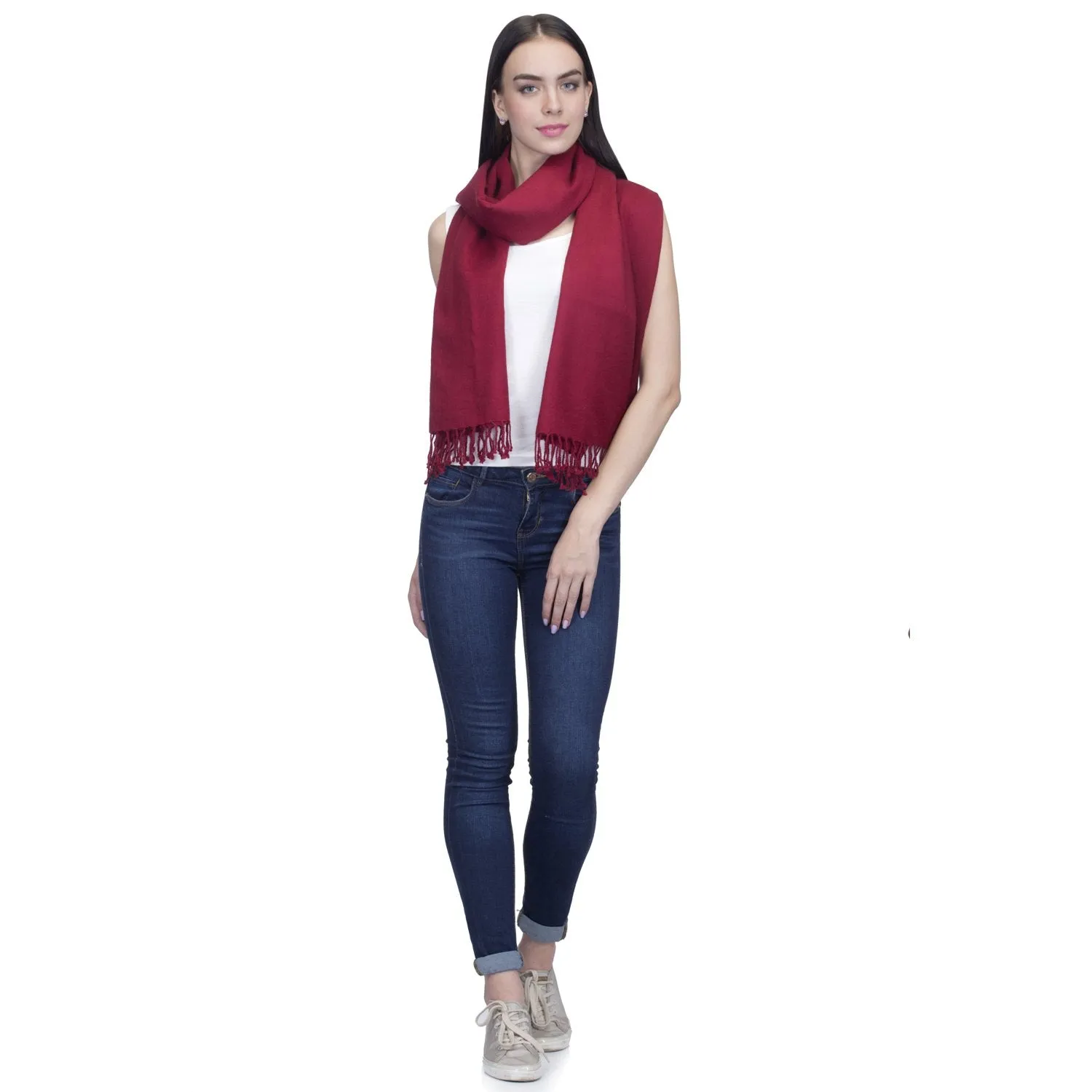 Posy Plain Woolen Stole