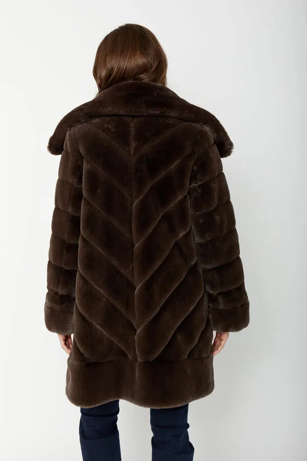 Reversible Coat - Brown