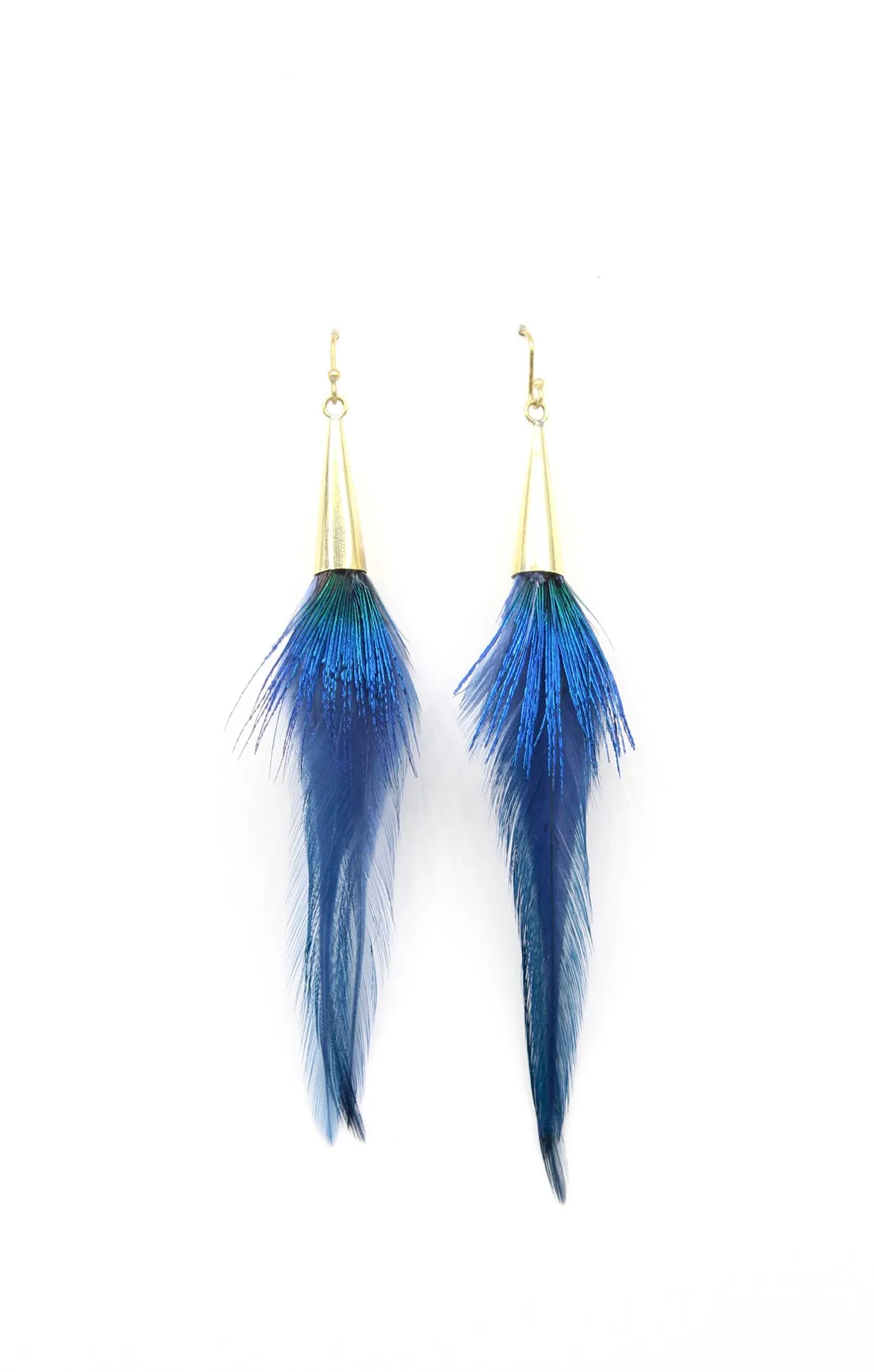 Single Feather Earrings