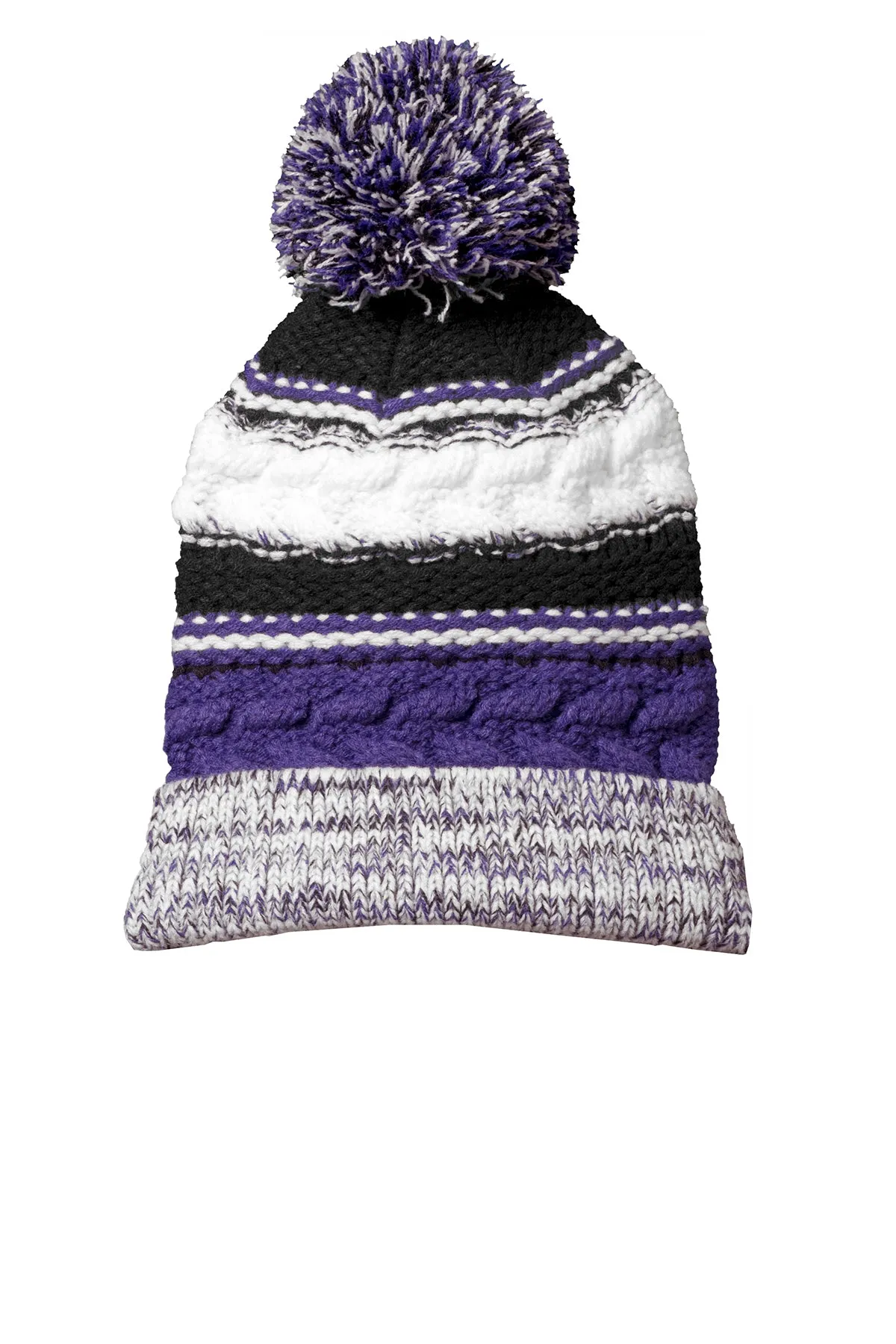 Sport-Tek Multicolor Pom Pom Beanie