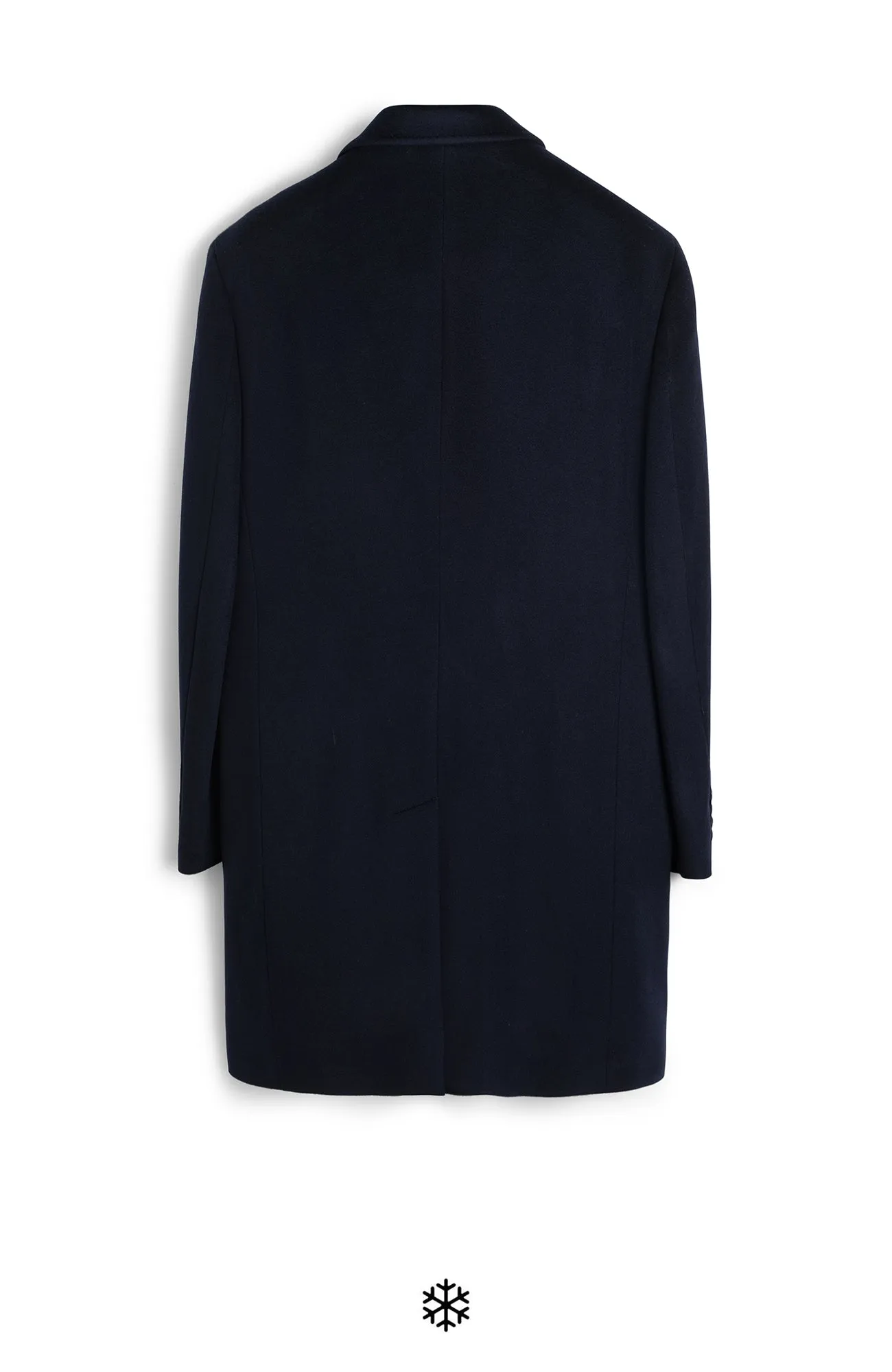 ST-PIERRE NAVY CASHMERE OVERCOAT